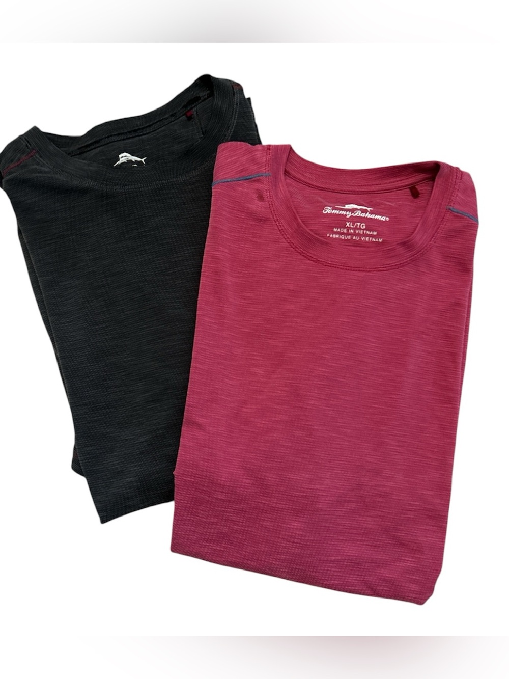 Tommy Bahama  Performance T-Shirts Bundle Men’s XL Burgundy & Charcoal